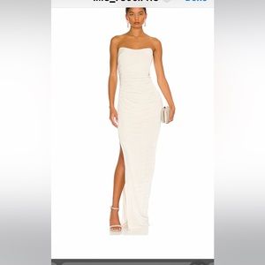 Beautiful Katie May champagne dress sz small worn once sz small